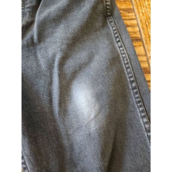 Re/Done Double Needle Long Jean Black sz 29 - Picture 3 of 6